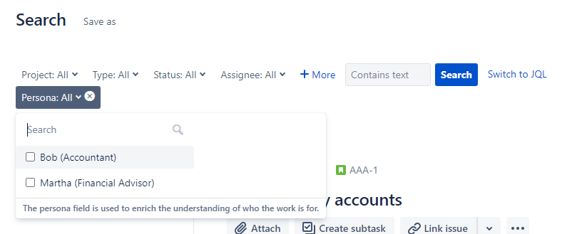 Simple search