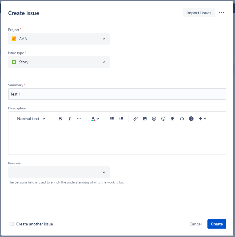View screens